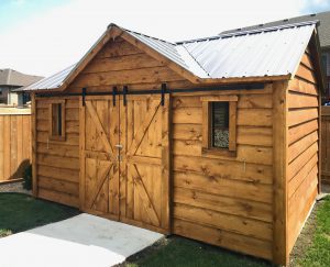 Three gable shed