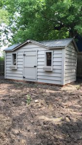 Three gable shed