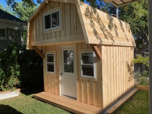 Barn style bunkie with loft