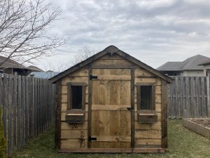 Low gable shed